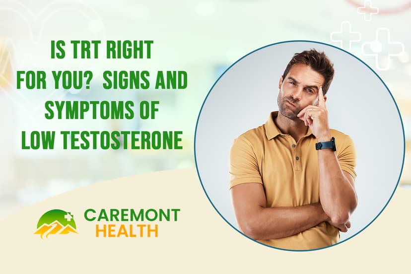 image of blog article titled Is TRT Right for You?  Signs and Symptoms of Low Testosterone